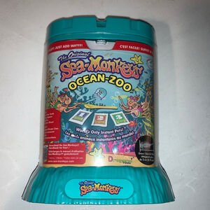Unisex Sea-Monkeys Ocean Zoo Learning Toy Teal Blue One Size